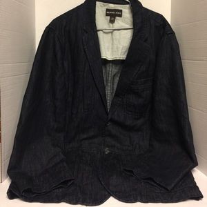 Michael Kors men’s dark denim blazer/ sports coat.